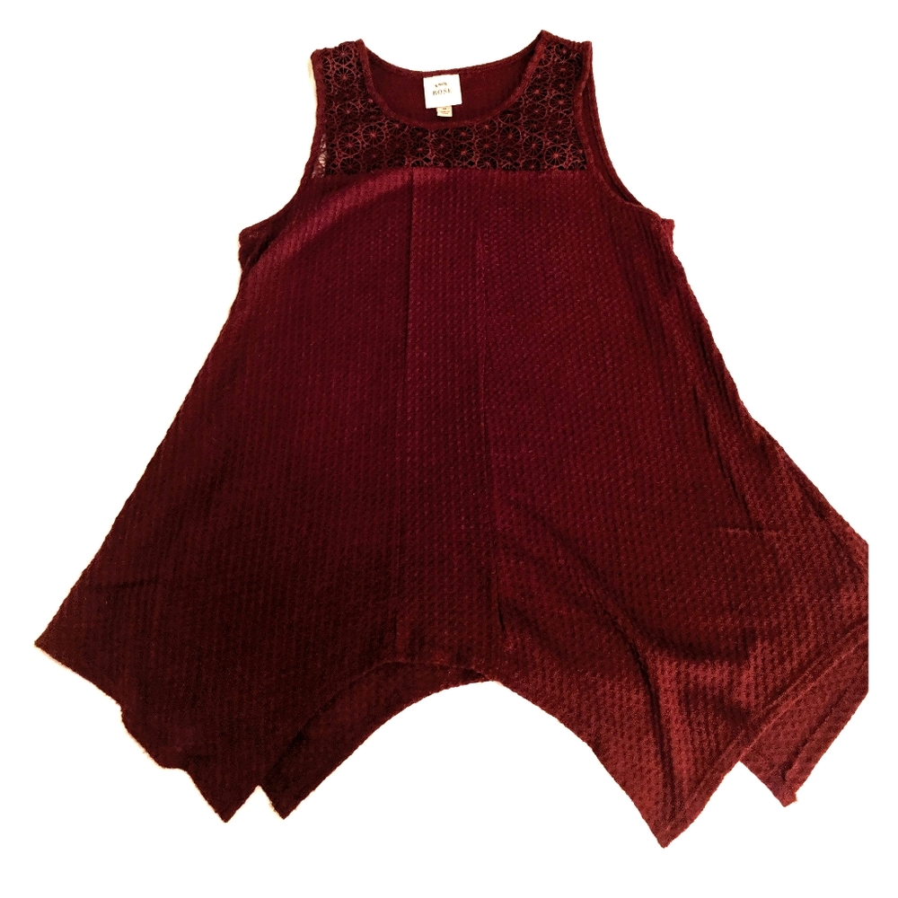 Knox Rose Maroon Tank Top